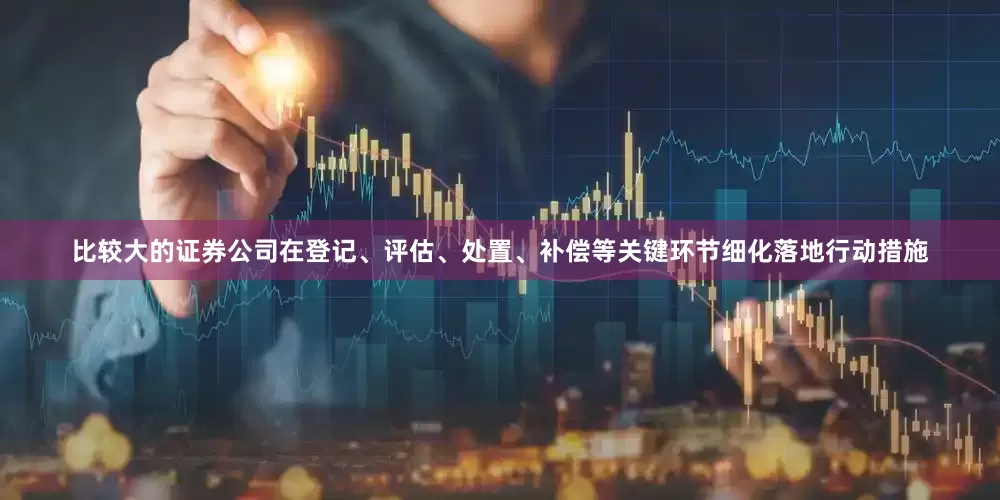 比较大的证券公司在登记、评估、处置、补偿等关键环节细化落地行动措施